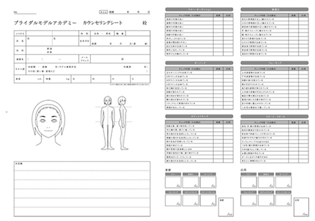１　ブライダルモデルレッスン